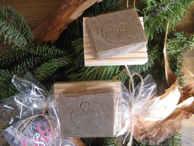 Holzigel mit Kaffeseife